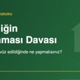 Zilyetliğin korunması davası 3091 sayılı kanun